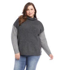 Karen Kane 3L89402W Colorblock Sweater 
