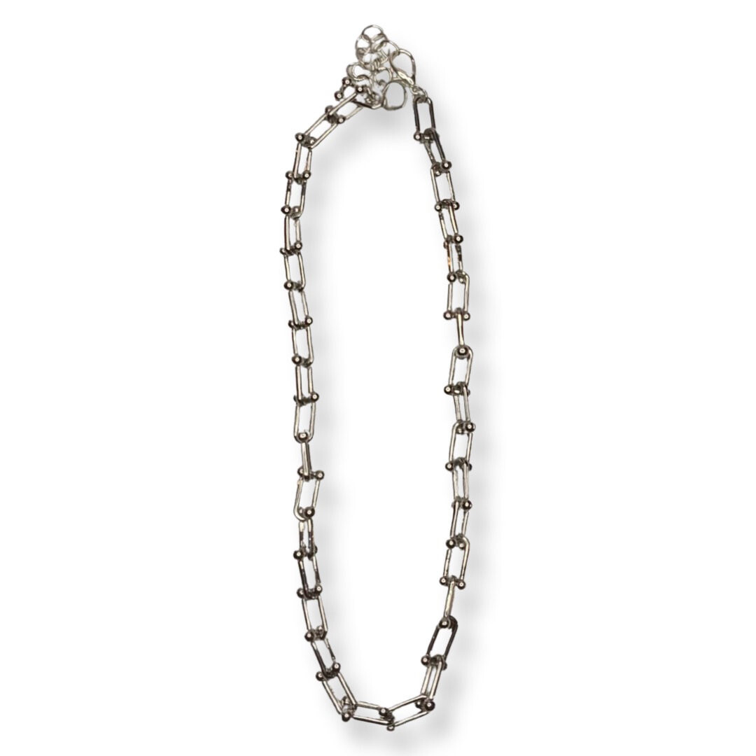 Lula '"n" Lee LN.191-34 24" Silver Plated Chain Necklace 