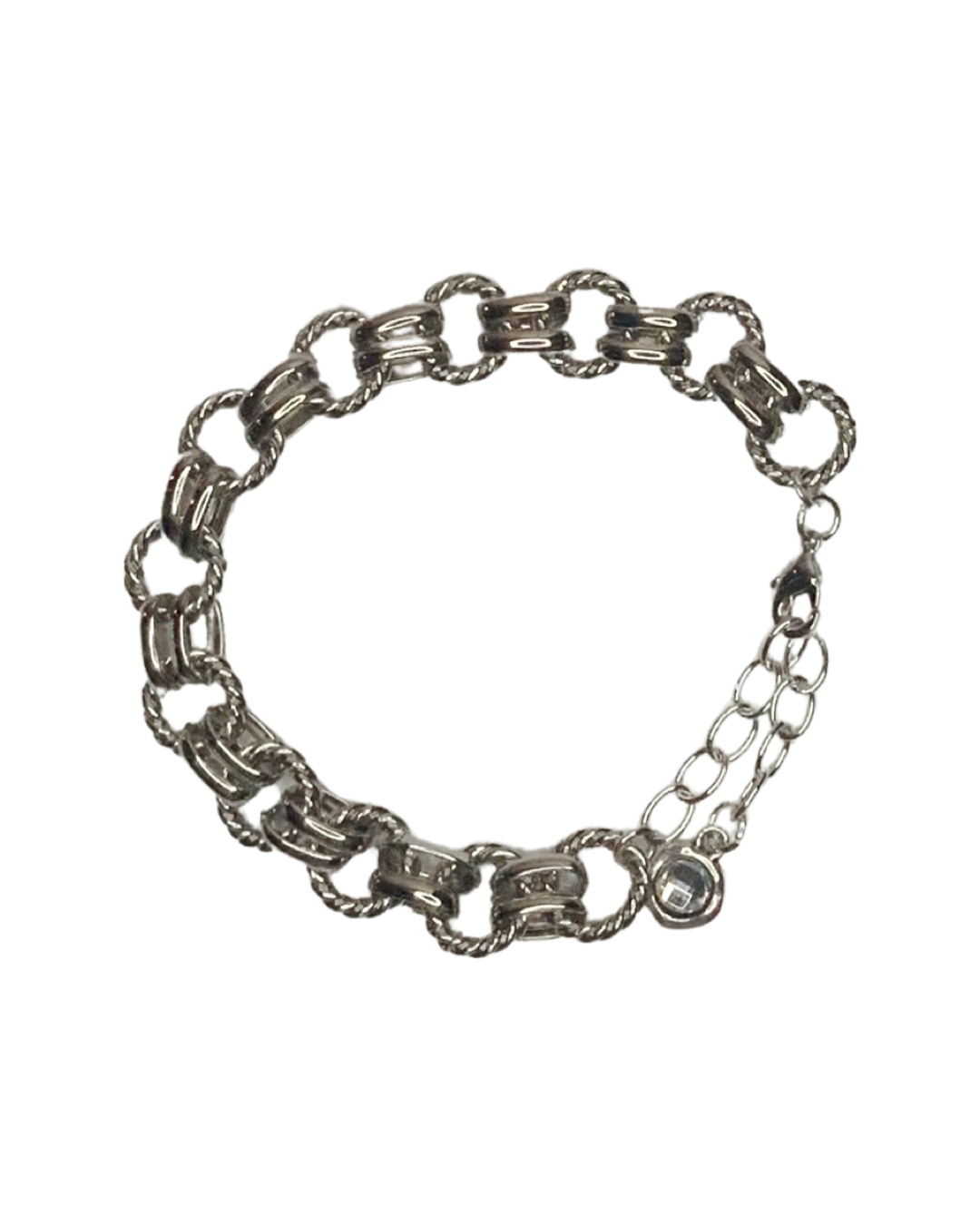 Lula "n" Lee AB.926-6 Silver Plated Chain Bracelet 