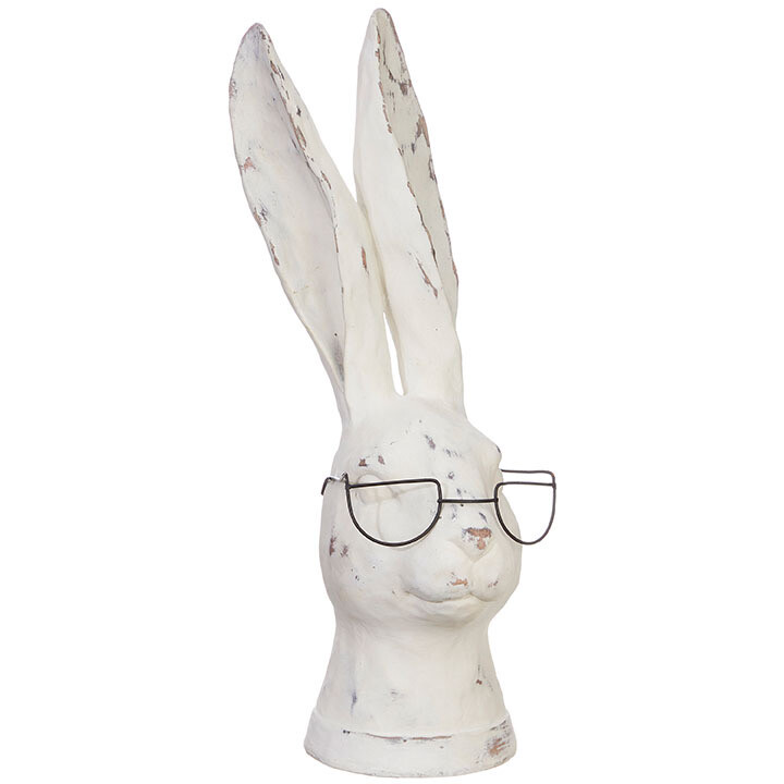 Raz 4011106 13.75" Rabbit With Glasses 