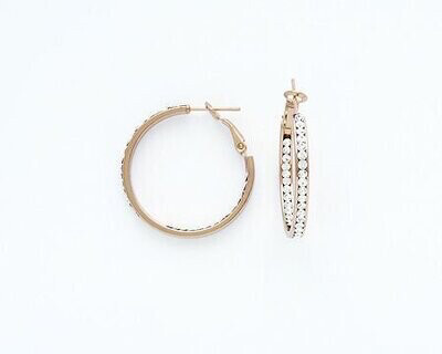 Fossick Imports JE5432-G Small Hoop Earring 
