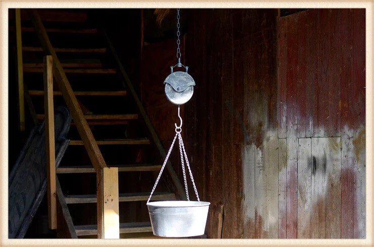 Peacock Park KG2116 Pulley Hanging Bucket 