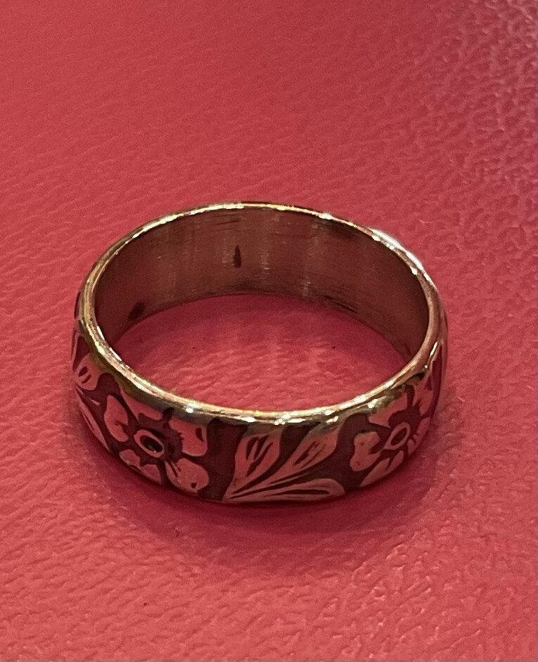 Rhoda Katz T5152  Flower Sterling Ring 