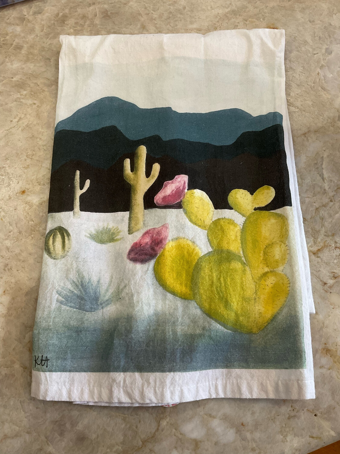 Dolly Estelle Kitchen Towels Prickly Pear 