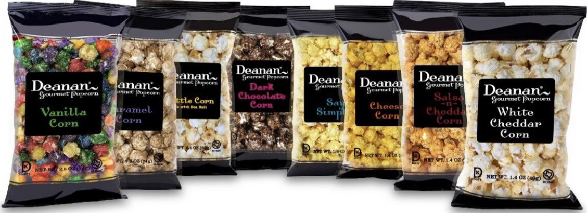 Deanan Gourmet Popcorn Full Size White Cheddar 