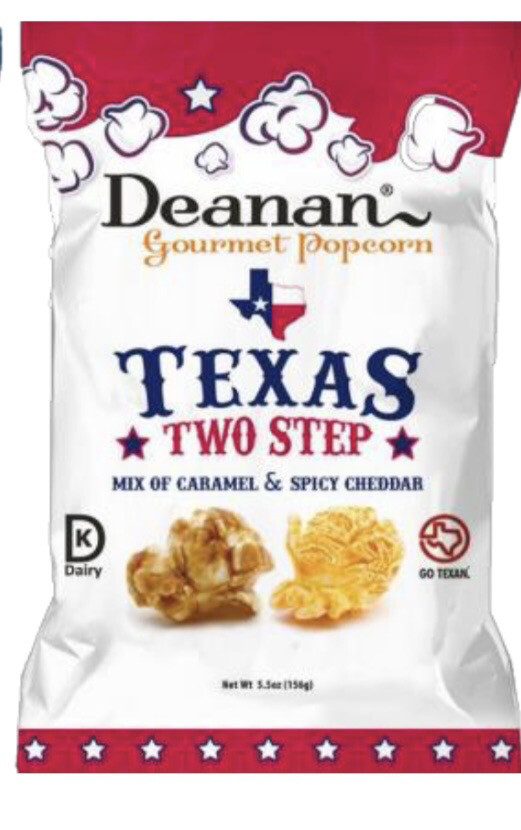 Deanan Gourmet Popcorn Sharable Texas Two Step 