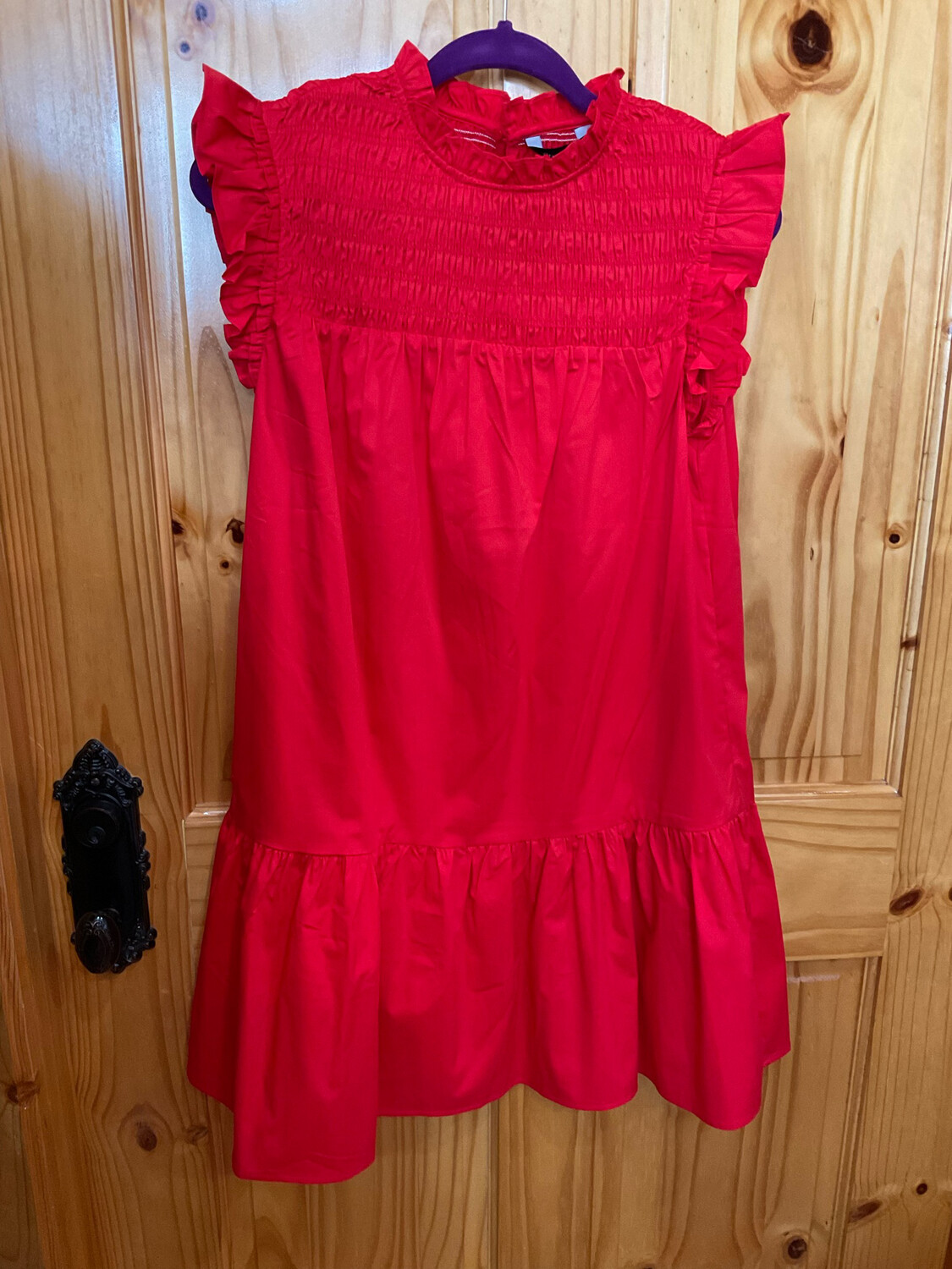 Strut & Bolt D2250H Smocked Ruffle Poplin Mini D