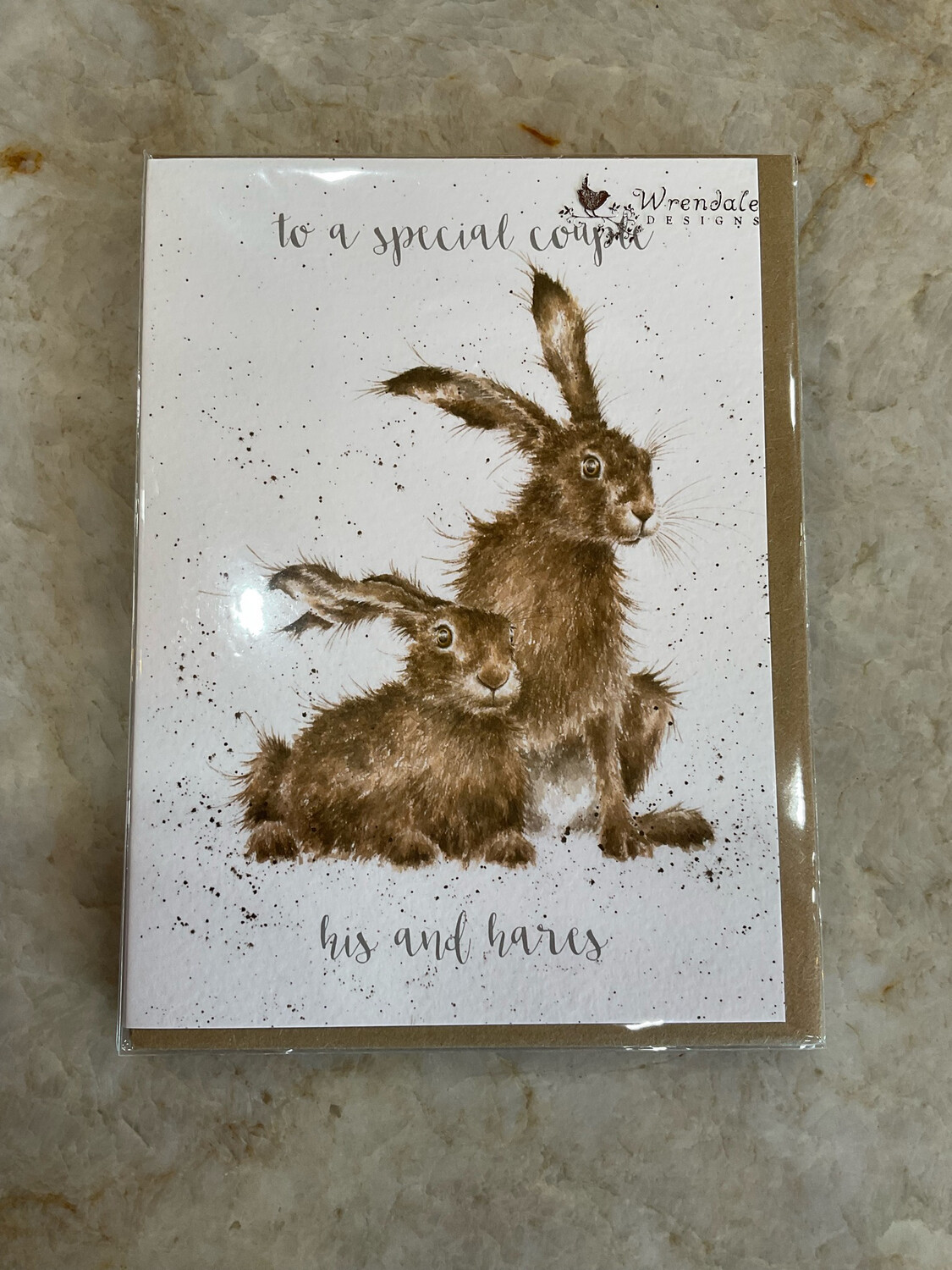 Wrendale His And Hares Card 