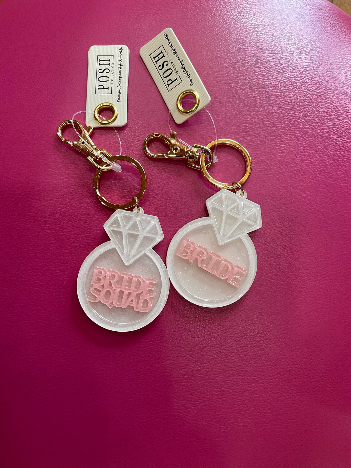 Pink Panache 9PK100 Diamond Keychain 
