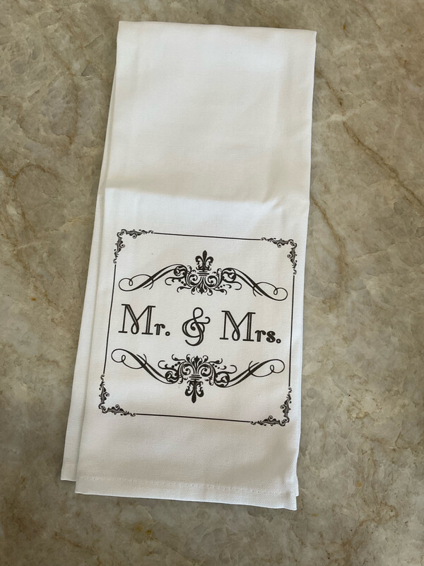 My Favorite Things T-534 Mr &amp; Mrs Towels 