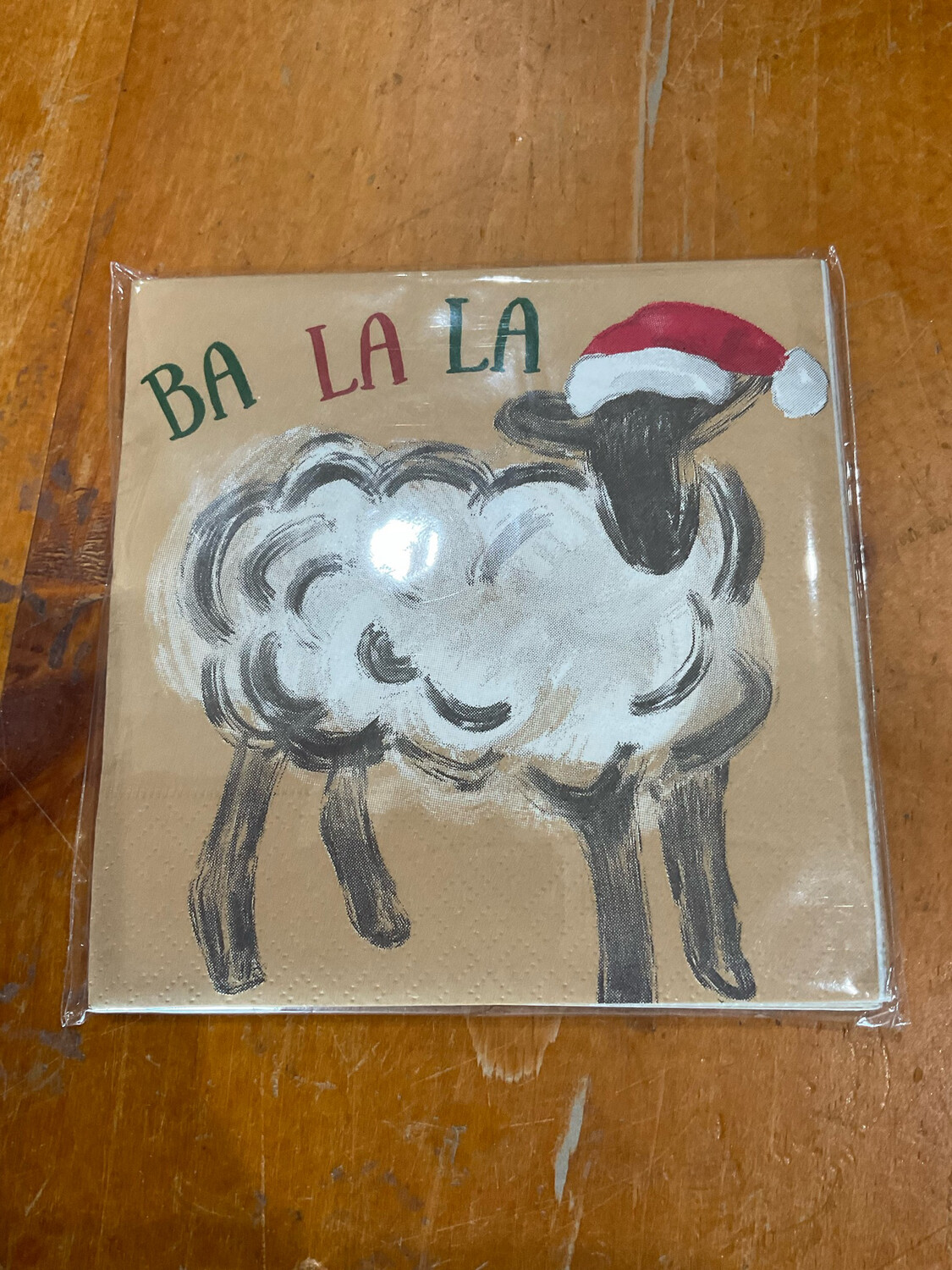 Mudpie Farm Christmas Napkins Sheep 