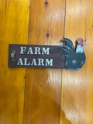 CWI G33624 Farm Alarm Rooster Sign 