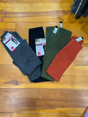 New MIx FL-900 Solid Fleece Legging O/S Asst Colors