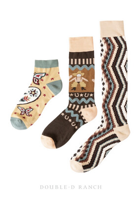 Double D Sock-182 Cowgirl Socks 