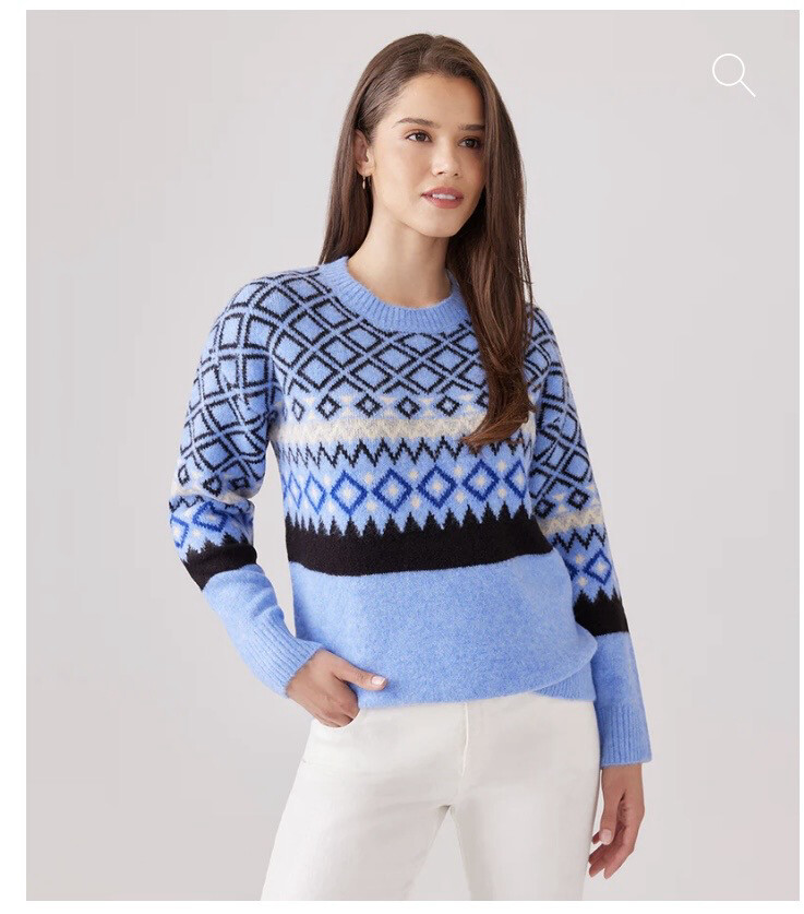 Karen Kane 4L89705 Jacquard Sweater 