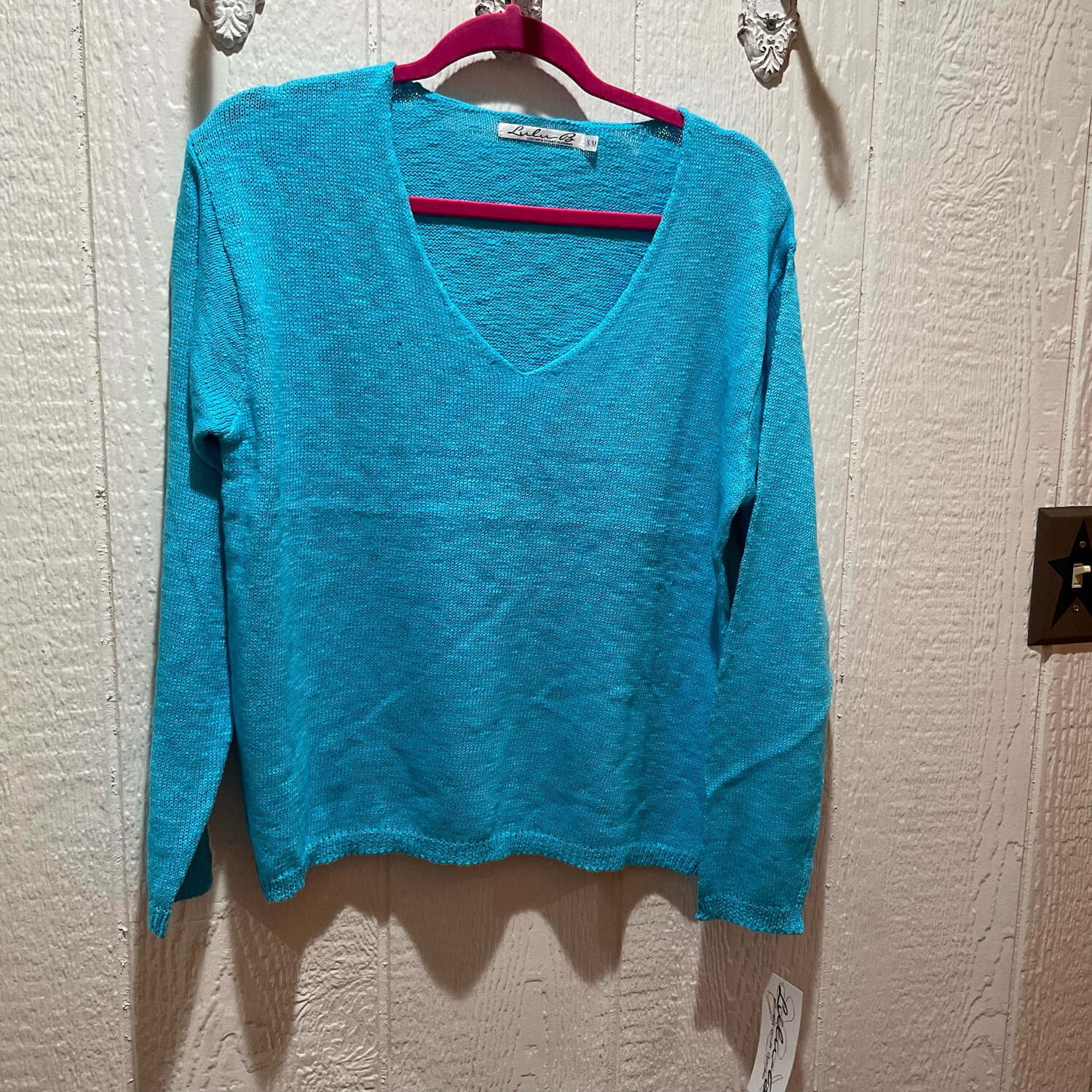 Lulu B KSW0165 TQCL LS Sweater 