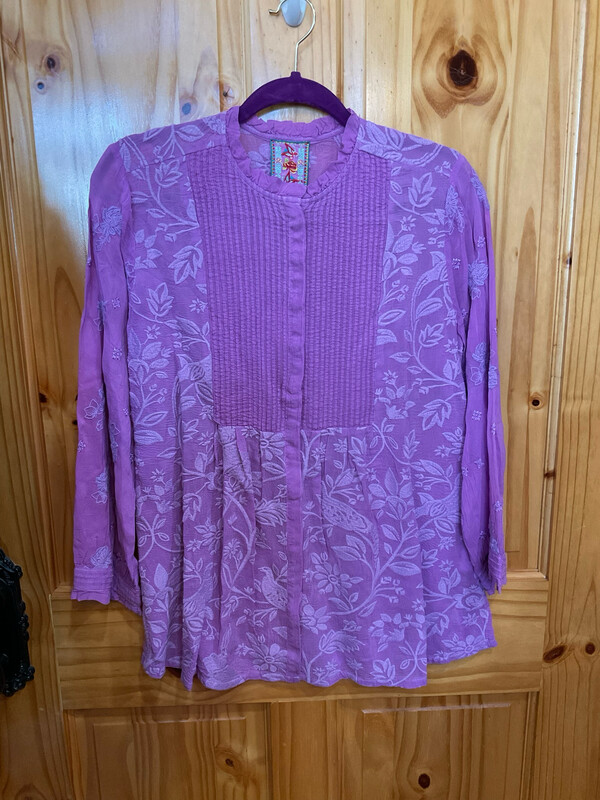 Johnny Was C10123-E  Tabira  Bunny Blouse 