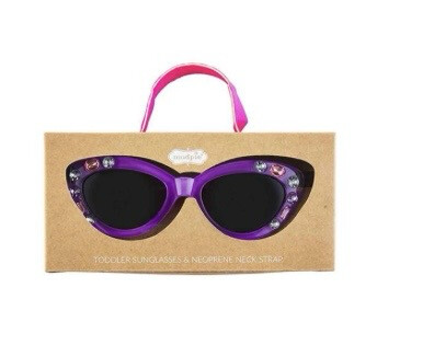 Mud Pie 12600274P Purple Cat Eye Toddler Sunglasses 