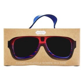 Mud Pipe 12600276R Red Toddler Boy Sunglasses 