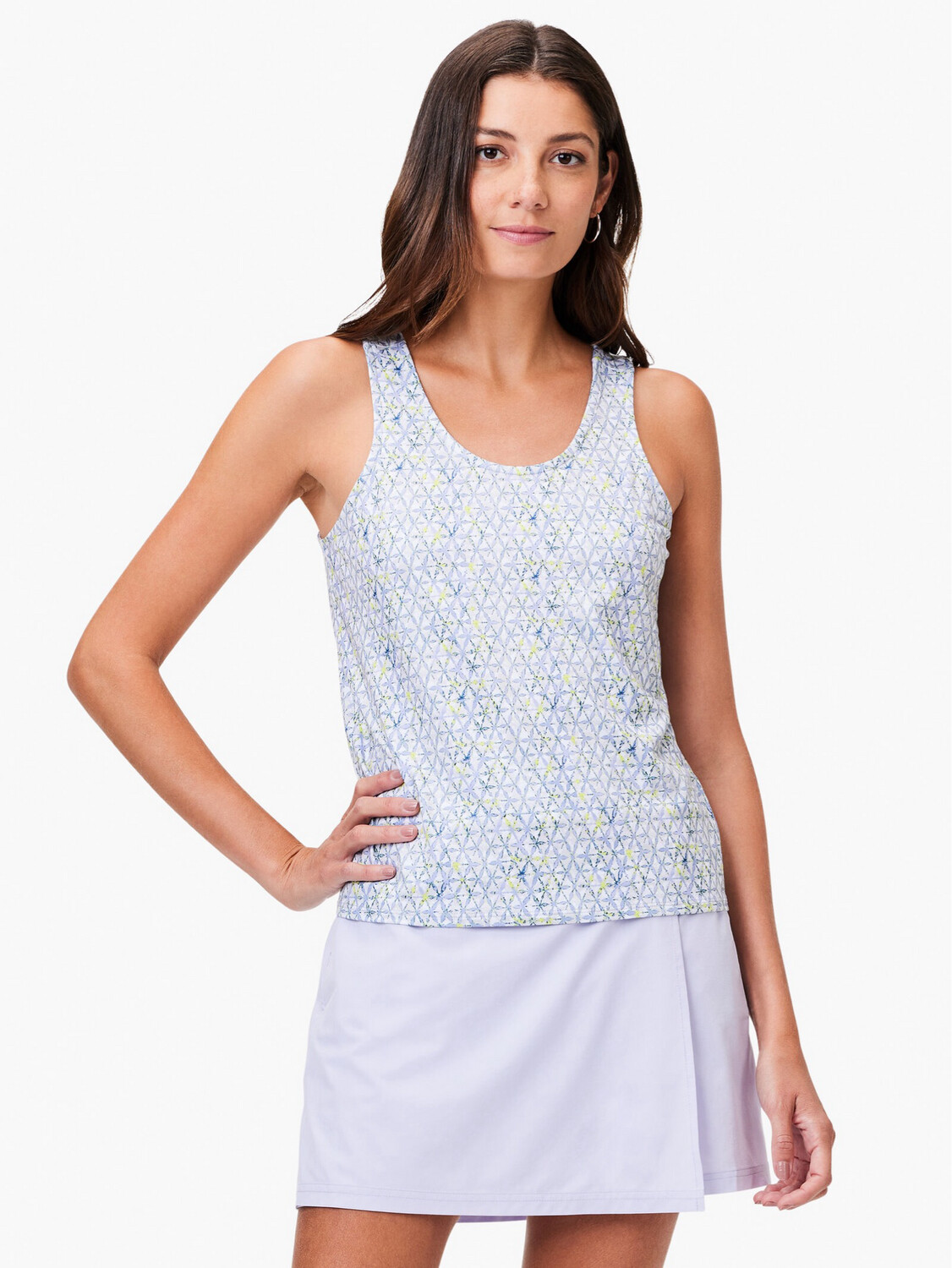 Nic + Zoe ACTS248057 FLO FIT TANK- ABSTRACT
