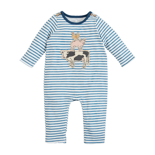 Mud Pie 11030600 Farm Friends Onsie 