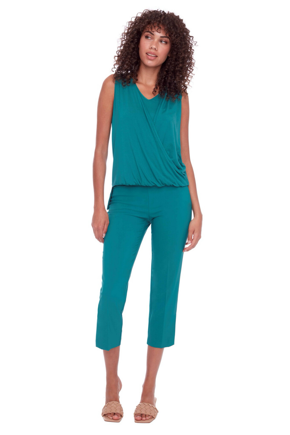 Up! 68041 Pull on pant-jade green