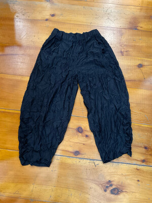 Shana 24075S Solid Crush pants-black