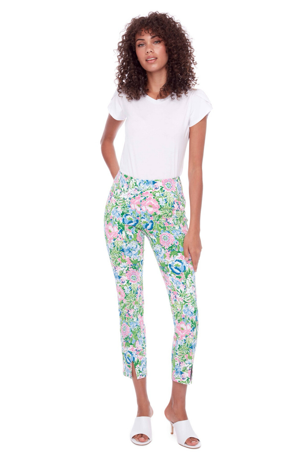 Up! 68111 Pull on pant-floral