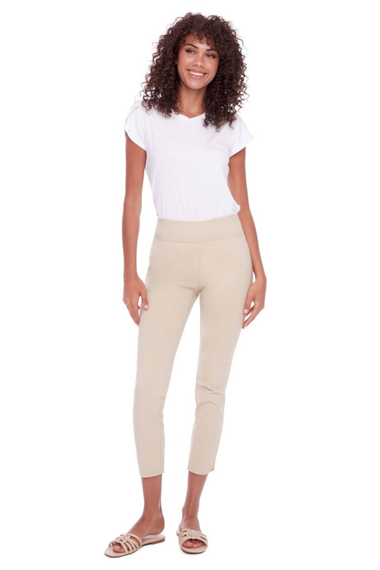Up! 65027A Petal Pant w/slit stone