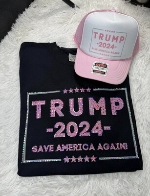 Trump 2024 Pink Spangle