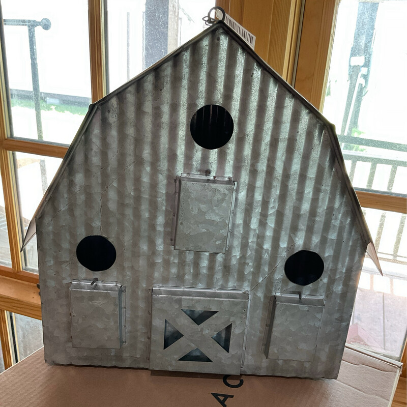 Wilco home 10076 Hanging Galv Barn Birdhouse 