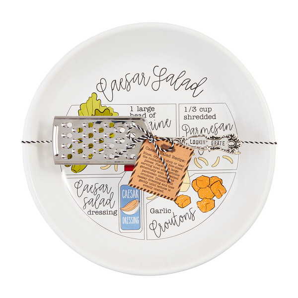 MudPie 46000355 Caesar Salad Recipe Bowl