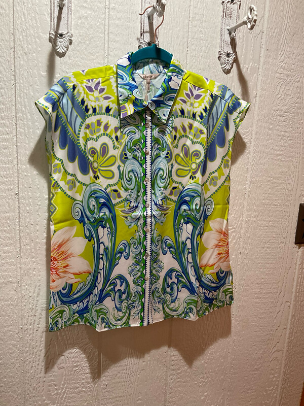 Esqualo HS2415208 Blouse Ocean Paisley