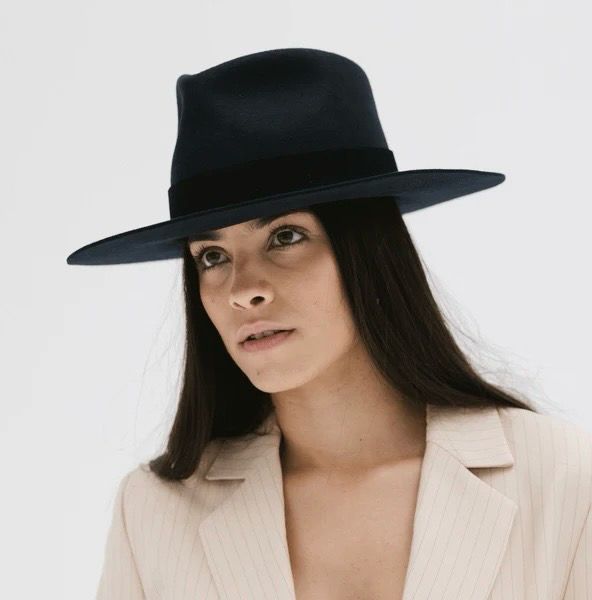 Gigi Pip Miller Fedora-Navy