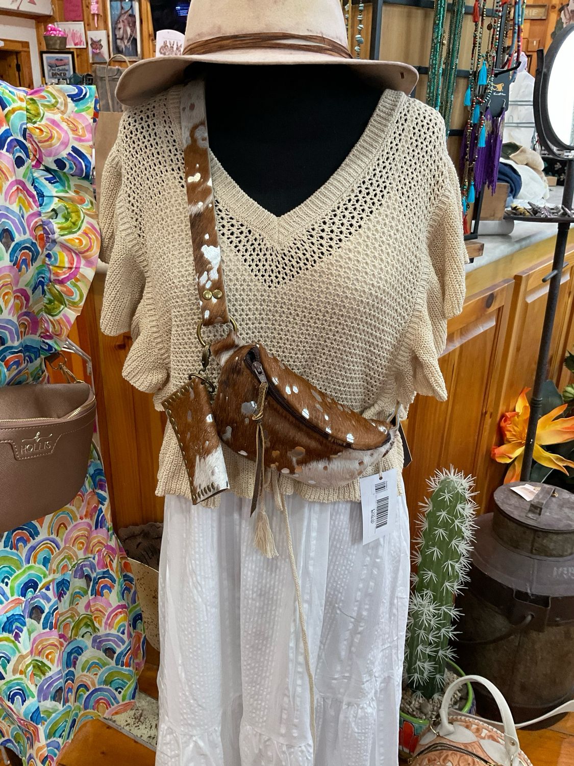 Keep it Gypsy Hair on Mini Bum Bag w/credit card 