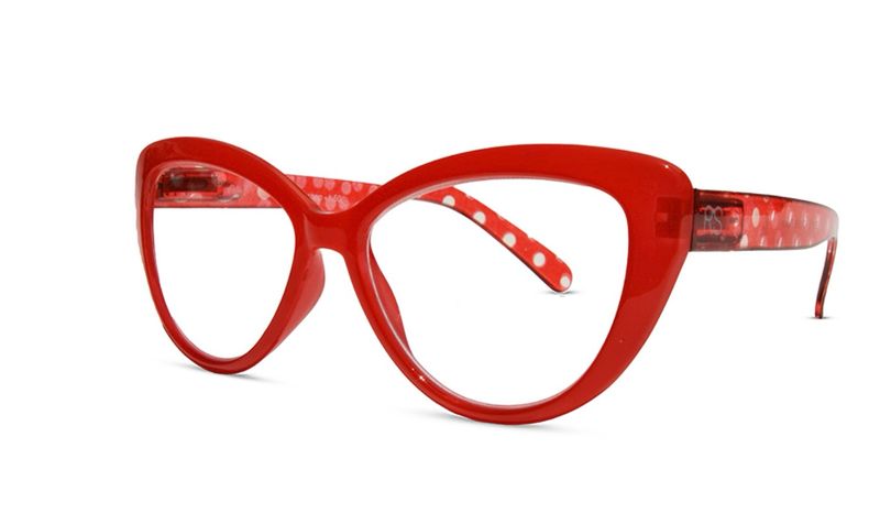 RS Eyeshop RS1215 Readers-Red polka dot