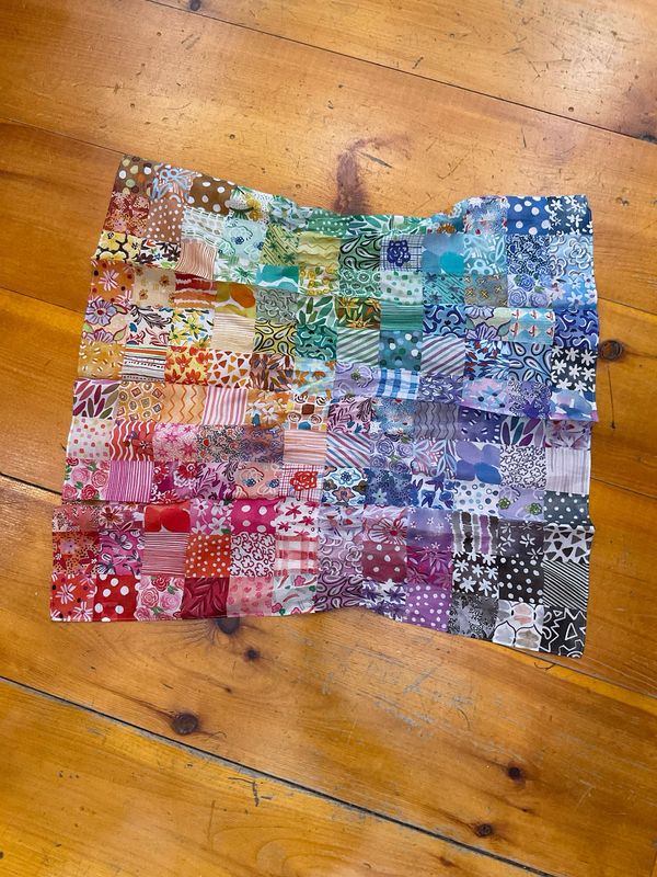 XOXO 5-19 Vintage Feedsack Scarf 