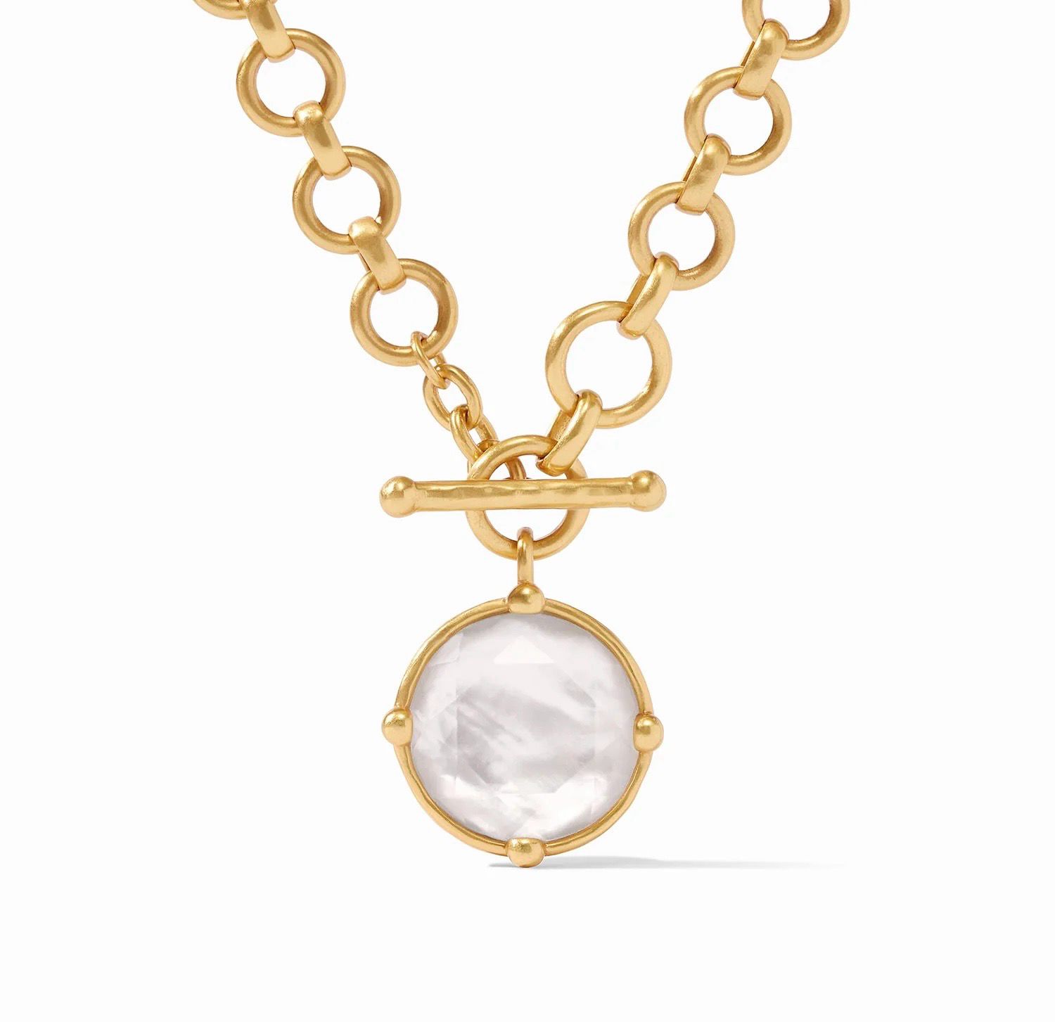 Julie Vos N471GIRC0O Honeybee Demi Necklace Irid. Clear Crystal O/S