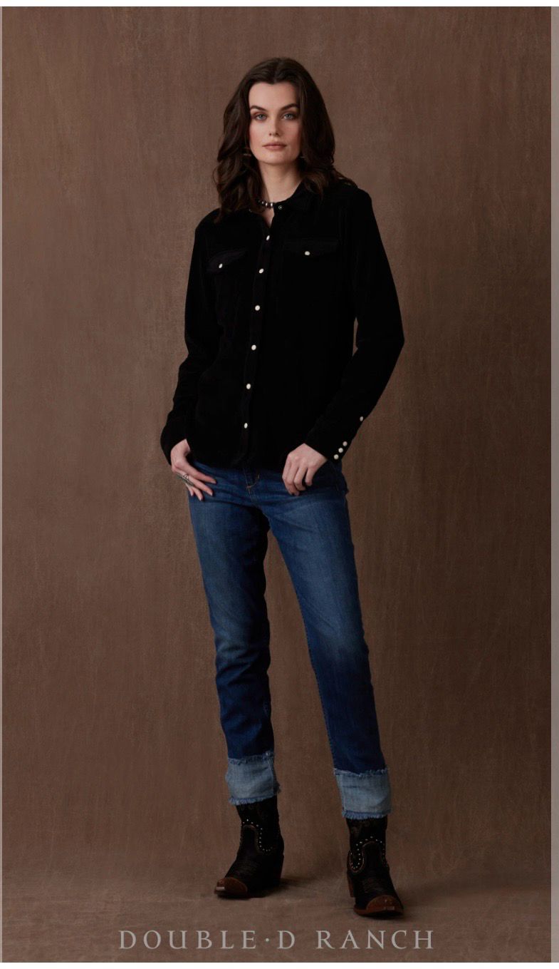 Double D T4022 Tate Top-Black