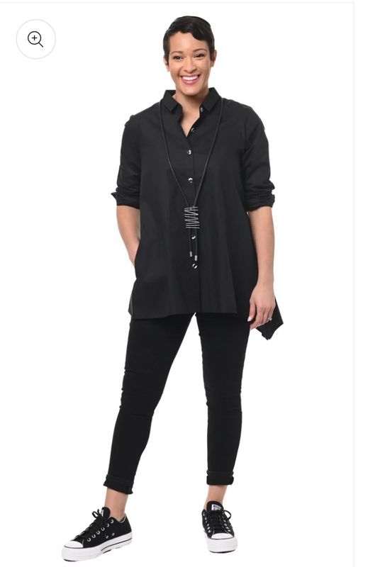 Snapdragon&amp;Twig SDC295 Avalon Assymetrical Hem top