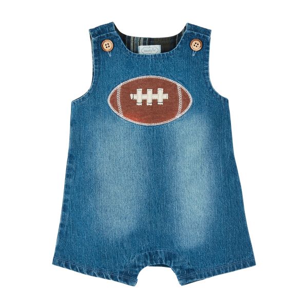MudPie 10830038 Denim Football Jon Jon