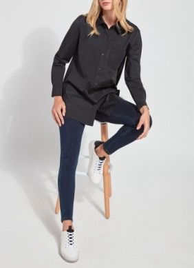 Lysse 23-1470-M3 Schiffer Button Down-Black