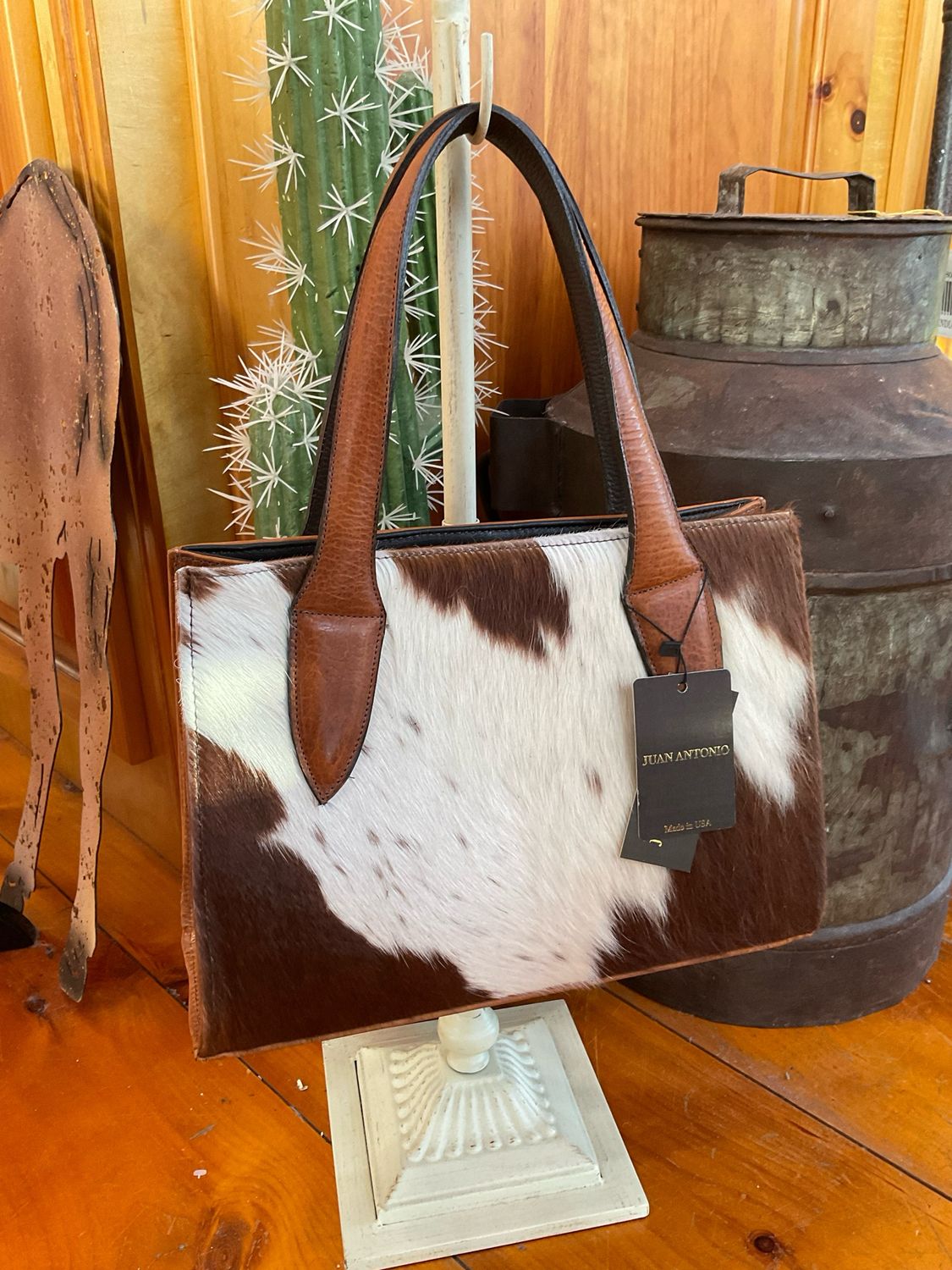 Juan Antonio 2021H Bag Brindle/Cognac Bison 
