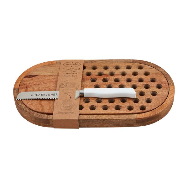 Mudpie 42210109 Bread Board and Knife Set