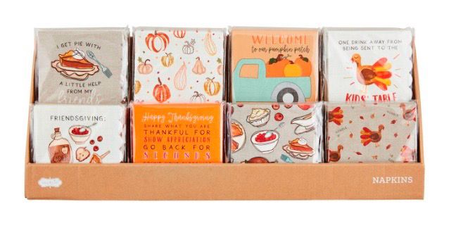 Mudpie 40900095 Thanksgiving Napkins