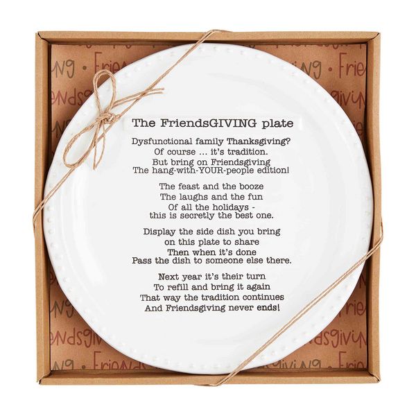 Mudpie 42200120 The Friendsgiving Plate