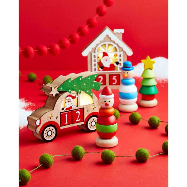 Mudpie 10760325 Christmas Stacker Toys