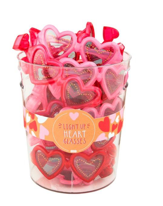 Mudpie 11470004 Light Up Heart Glasses