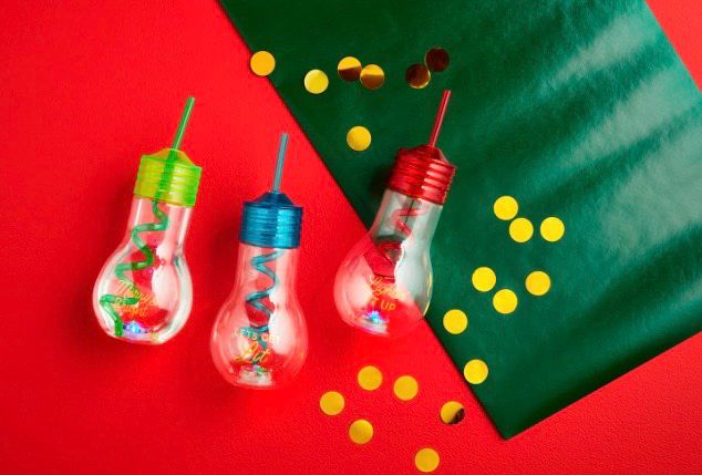 Mudpie 40350043 Christmas Light Bulb Tumbler