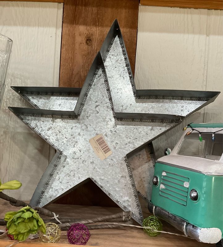 Wilco 10001 Set/2 Galvanized Stars 2-1/4 